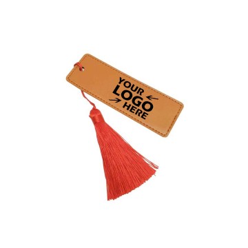 Custom PU Leather Bookmark